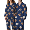 Picture of Customized Pajama Set | Custom Face Pajamas Full Set Long Sleeves