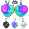 Picture of Personalized Tag for Pets with Multiple Shapes & Colors - Customized With Telephone Number - Best Gift for Pet Person