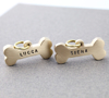 Picture of Personalized Cute Dog Name Tag with  - Custom Bone shape Name Tag