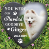 Picture of Personalized Pet Memorial Stone - Custom Photo Memorial Stone Engraved - Pet Loss Gifts - Best Pet Grave Marker