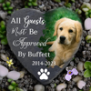 Picture of Personalized Pet Memorial Stone - Custom Photo Memorial Stone Engraved - Pet Loss Gifts - Best Pet Grave Marker