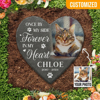 Picture of Custom Photo Pet Memorial Stone Engraved - Personalized Memorial Stone For Furry Friend- Best Pet Grave Marker