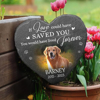 Picture of Personalized Pet Memorial Stone - Custom Photo Memorial Grave Stone Engraved For Dog Or Cat - Best Pet Loss Gifts