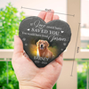 Picture of Personalized Pet Memorial Stone - Custom Photo Memorial Grave Stone Engraved For Dog Or Cat - Best Pet Loss Gifts