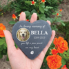 Picture of Custom Pet Memorial Stone - Personalized Photo Memorial Stone Engraved - Best Memorial Gifts