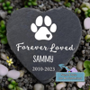 Picture of Custom Name Memorial Stone For Pet - Personalized Memorial GraveStone Engraved - Best Heartwarming Gift