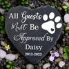 Picture of Custom Name Memorial Stone For Pet - Personalized Memorial GraveStone Engraved - Best Heartwarming Gift