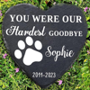 Picture of Custom Name Memorial Stone For Pet - Personalized Memorial GraveStone Engraved - Best Heartwarming Gift