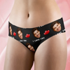 Picture of Customized underwear | Custom Face Women's Panties, I Love You Style Underwear, Birthday Gifts for Wife and Girlfriend