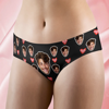 Picture of Customized underwear | Custom Face Women's Panties, Pink Heart With His Face Style Underwear, Birthday Gifts for Wife and Girlfriend