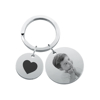 Picture of Custom Photo Keychain - Personalized stainless steel Keychain -  Gift for Boyfriend & girlfriend