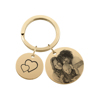 Picture of Custom Photo Keychain - Personalized stainless steel Keychain -  Gift for Boyfriend & girlfriend