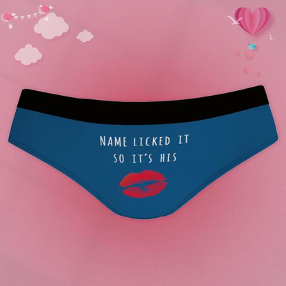 Picture of Customized underwear | Custom Name Panty Gifts for Women