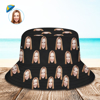 Picture of Custom bucket hats | Custom bucket hats with multiple portraits | Personalized bucket hats as gifts for friends, family, and loved ones