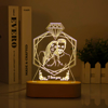 Picture of Custom Sketch Photo Night Light with Personalized Photo - Best Anniversary, Valentine's Day or Christmas Gift