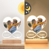 Picture of Personalised Heart Shaped Photo Anniversary Night Light - Custom Photo Night Lamp - Best Valentine's Day Gift