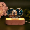 Picture of Personalized Pet Memorial Photo Night Light w/ Multiple Shapes - Custom Pet Night light -  Heartwarming Gift for Pet Person