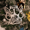 Picture of Personalized Dog Paw Ornament - Personalized Christmas Name Ornament - Custom Name Pet Ornament - Christmas Tree Ornament - Best Xmas Home Decor - 3 Pack Bundle Sales