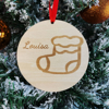 Picture of Personalized Cartoon Pattern Name Ornament - Personalized Christmas Name Ornament - Cute Christmas Tree Ornament - Best Xmas Home Decor - 10 Pack Bundle Sales