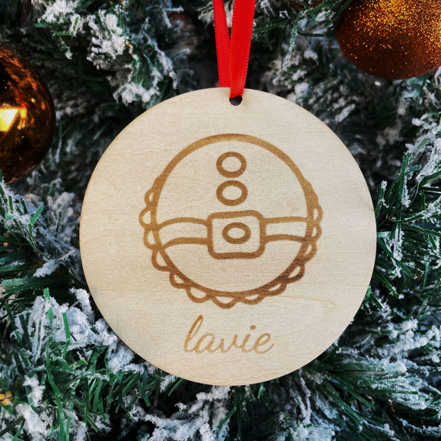 Picture of Personalized Cartoon Pattern Name Ornament - Personalized Christmas Name Ornament - Cute Christmas Tree Ornament - Best Xmas Home Decor - 10 Pack Bundle Sales