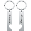 Picture of Custom Couple Keychain - Personalized Keyring with Names - Gift for Birthday or Valentine's day