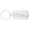 Picture of Custom Family Keychain - Personalized Keyring with Cute Family Figures - Gift for Father's Day and Mother's Day