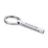 Picture of Custom Bar Keychain - Personalized Keyring with Multiple Texts - Gift for Father's Day