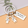 Picture of Engraved Family Name Keychain - Personalized Keyring - Best For Mom, Family