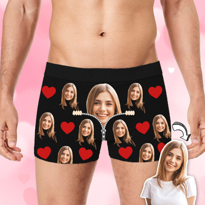 Picture of Custom Photo Boxer Briefs | Custom Big Face Boxer Briefs | Personalized Photo Boxer Briefs