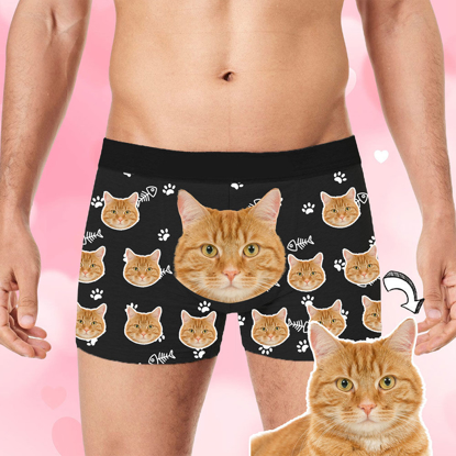 Picture of Custom Photo Boxer Briefs | Custom Large Face Boxer Briefs | Custom Pet Head Boxer Briefs  | Personalized Photo Boxer Briefs
