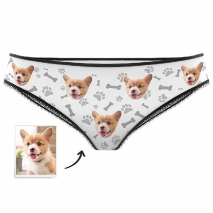 Picture of Custom Photo Panties | Personalized Pet Face Women's Panties