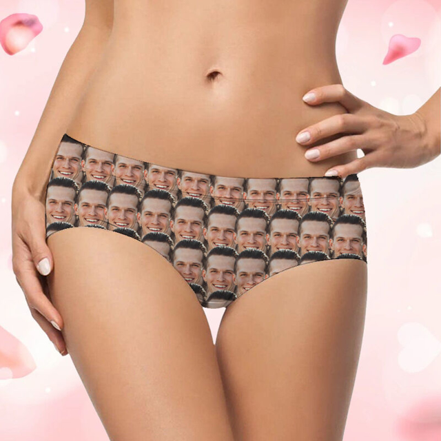 Picture of Custom Photo Panties | Personalized Face Picture Women's Panties Interesting Gift for Wife