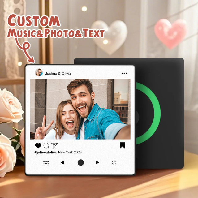 Picture of Valentine's Day Gifts - Personalised Spotify Plaque Magnet - Custom Music Fridge Magnet