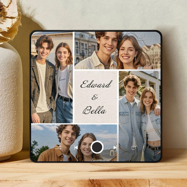 Picture of Personalised Valentine's Day Spotify Plaque Magnet - Custom Music Fridge Magnet