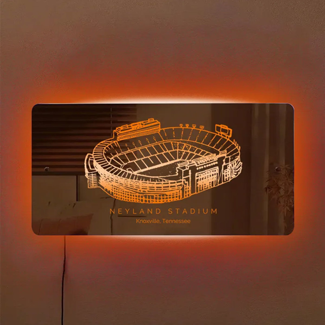 Picture of Neyland Stadium Mirror Light - Best Gifts for Sports Lovers - Best Gifts for Football Lover