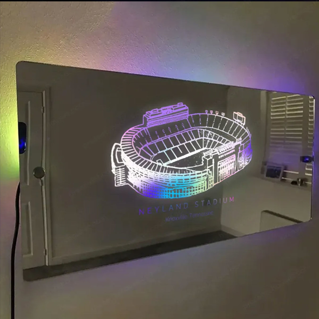 Picture of Neyland Stadium Mirror Light - Best Gifts for Sports Lovers - Best Gifts for Football Lover