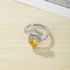 Picture of Engraved Custom Graduation Ring with Birthstone | Personalized College Ring | Graduation Gift for Her