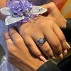 Picture of Engraved Custom Graduation Ring with Birthstone | Personalized College Ring with Name | Graduation Gift