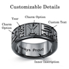 Picture of Custom Graduation Ring with Birthstone | Personalized College Ring with Name | Gift for Graduation