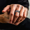 Picture of Custom Graduation Ring with Birthstone | Personalized College Ring with Name | Gift for Graduation