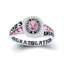 Picture of Custom Graduation Ring with Birthstone | Personalized College Ring with Name | Nice Graduation Gift for Her