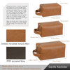 Picture of Custom Leather Toiletry Bag | Travel Bag for Men | Personalized Father's Day Gifts