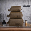 Picture of Custom Leather Toiletry Bag | Travel Bag for Men | Personalized Father's Day Gifts