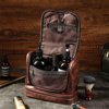 Picture of Custom Large Capacity Leather Men Toiletry Bag | Personalized Groomsmen Gifts | Travel Bag For Men