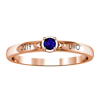 Picture of Heart Surrounded Solitaire Ring | Custom Graduation Ring