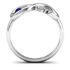 Picture of Infinity Ring with Graduation Year & Birthstone | Custom Graduation Ring
