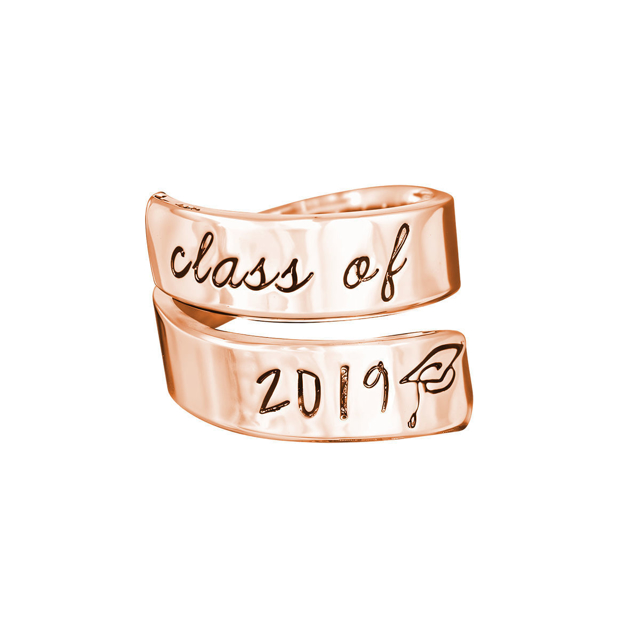 Picture of Custom Graduation Ring | Graduation Gift | Handmade Wrap Ring