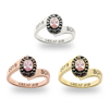 Picture of Traditional Ladies Oval Wrap Class Ring | Custom Graduation Ring