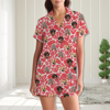 Picture of Custom Face Pajamas Full Set Short Sleeves | Personalised Summer Pajamas Unisex Set