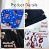 Picture of Custom Face Pajamas Full Set Short Sleeves | Personalised Summer Pajamas Unisex Set